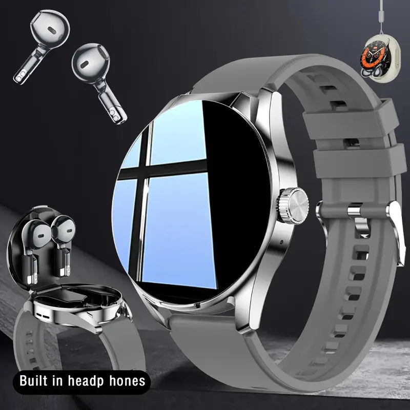 2025 Latest Smart Watch 2-in-1 Earphone Watch, Leisure Digital Sports, Multiple Dials, Multiple